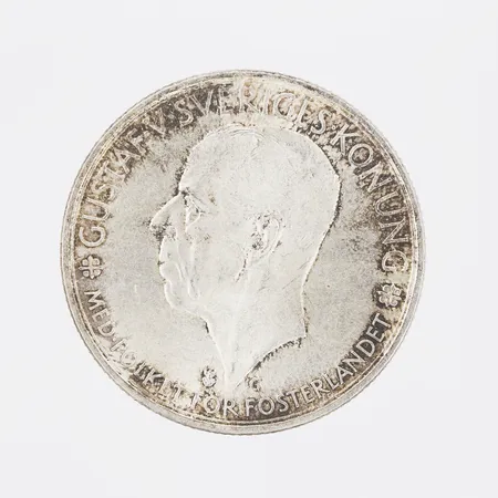 Jubileumsmynt, 5 Kronor, Sveriges Riksdag 1435- 1935, Sverige, ca Ø36mm, slitage, 900/1000 silver. Vikt: 25 g
