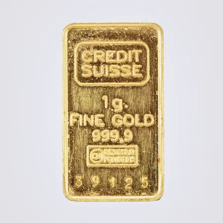 Tacka #39125, 999,9/1000 fine gold, 1 gram Vikt: 1 g