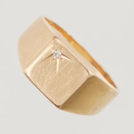 Klackring, Ø19,5, bredd:10,3mm, 18K, 11,0g.