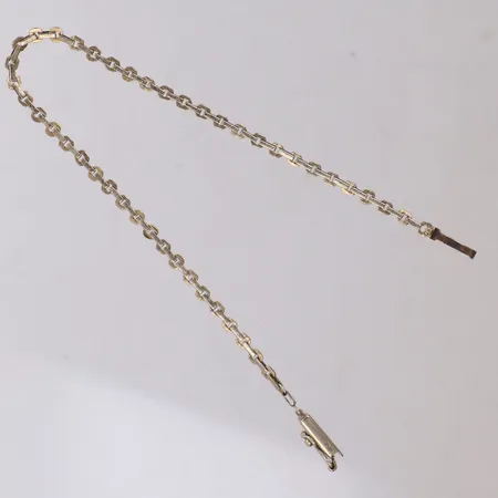 Armband, längd 19,5cm, bredd 2,7mm, defekt lås, vitguld, 18K Vikt: 4,9 g