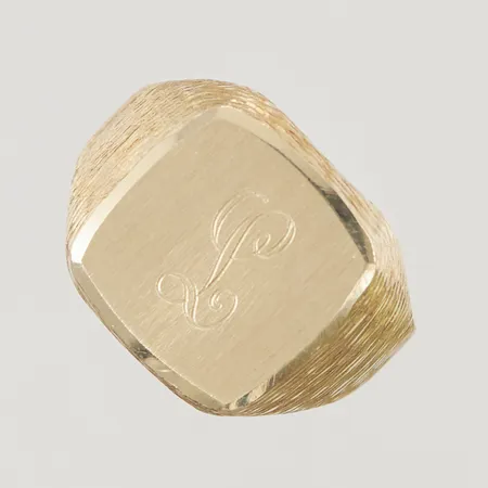 Klackring, monogramgravyr, Ø20, bredd: 15,6mm, gravyr, 5,7g.