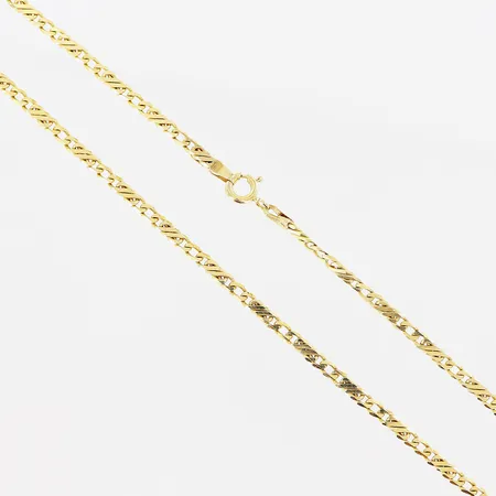 Kedja, 41cm, bredd 2,5mm, Balestra, 18K Vikt: 9,7 g