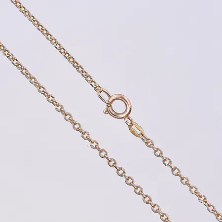 Kedja Ankar, längd 47 cm, bredd 2 mm, 14K. Vikt: 4,4 g