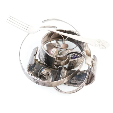 Diverse silver Vikt: 248,6 g