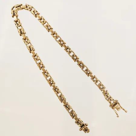 Armband Kejsarlänk, längd 23,5cm, bredd 4mm, 18K  Vikt: 29,8 g