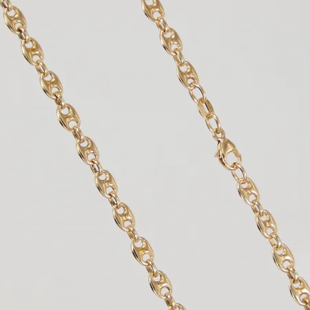 Kedja Marina, ca 65cm, bredd 4,3mm, stämplad Germany, 18K  Vikt: 26 g