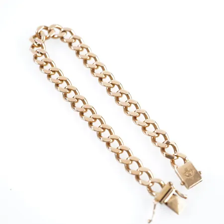 Armband, pansar, 19,5cm, bredd 7mm, 18k Vikt: 26,6 g