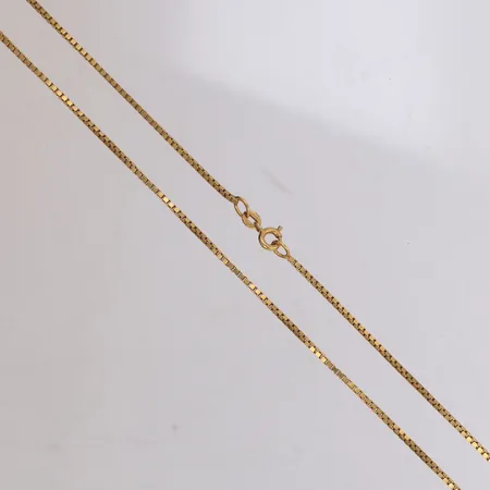Kedja, Venezia, längd 50,5cm, bredd 1,3mm, Balstra, 18K Vikt: 8 g