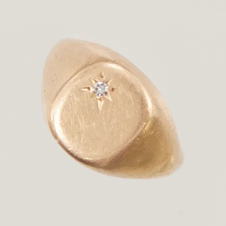 Klackring, Ø15,5, bredd: 11,1mm, 18K 3,3g.