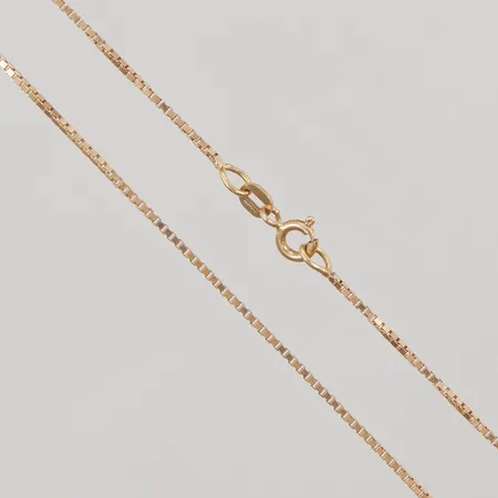 Kedja, Venezia, 50cm, bredd: 1,2mm, 18K, 4,7g.