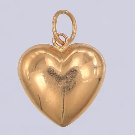 Hänge, hjärta, 15mm, 18K Vikt: 1 g