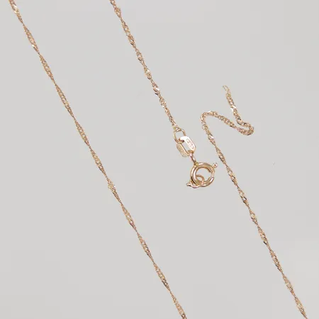 Kedja skadad/defekt, 18K  Vikt: 1,2 g