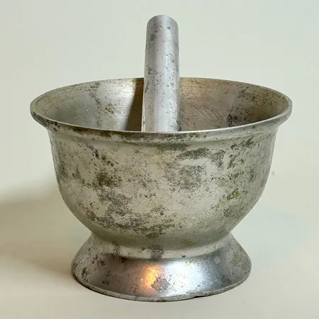 Mortel i aluminium, 8,5cm, Ø13cm, stöt 14cm