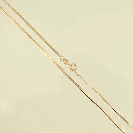 Halskedja, pansar, längd 50cm, 1,5mm, 18K, 3,8g Vikt: 3,8 g