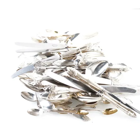 Diverse silver, bruttovikt 6200gr Vikt: 6200 g