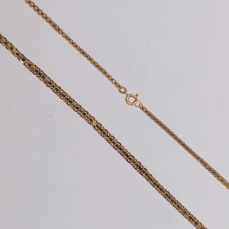 Collier, längd 43,5cm, bucklor, 18K Vikt: 8,7 g