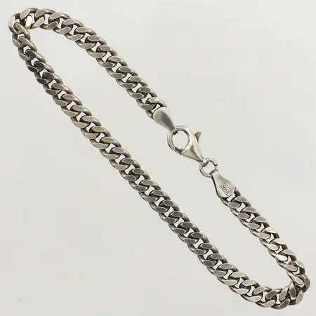 Armband Pansar, längd 21cm, bredd 5,5mm, GHA, 925/1000 silver Vikt: 13,3 g