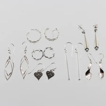 Parörhängen 7st, silver Vikt: 16,7 g