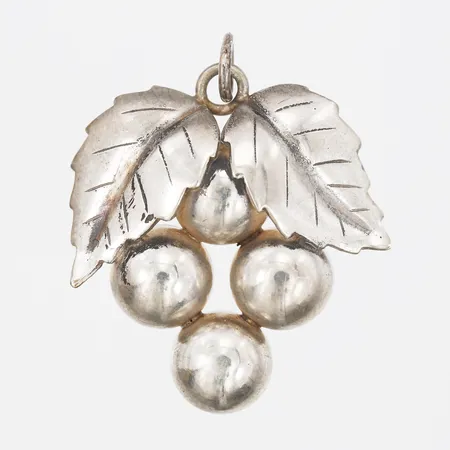 Hänge, ca 30x27mm, silver.  Vikt: 4 g