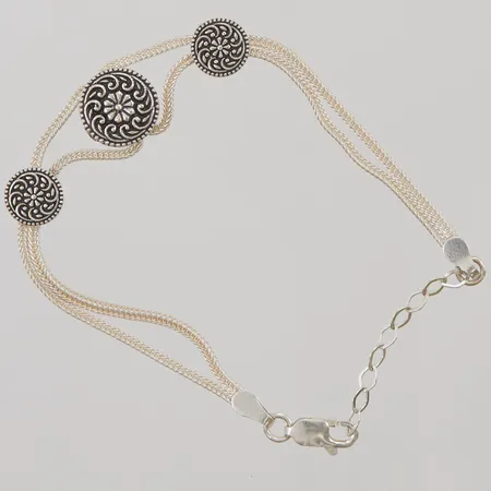 Armband, 17-20cm,  Silver S925/1000, 9,1g.