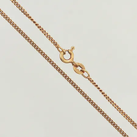 Kedja Pansar, längd 51cm, bredd 1,6mm, 18K  Vikt: 5 g