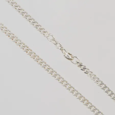 Halskedja Pansar 38cm, bredd: 3,8mm, 14,1g.