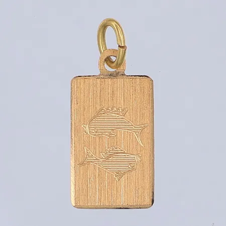 Hänge, fiskarna, 21mm, Carlsen, 18K Vikt: 1,1 g