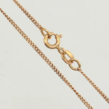 Kedja Pansar, längd 50,5cm, bredd 1,2mm, 18K  Vikt: 3,1 g