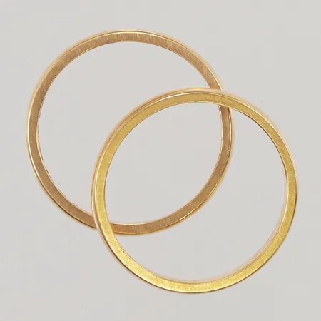 Ringar 2st, graverade, 20K, 6,4g.