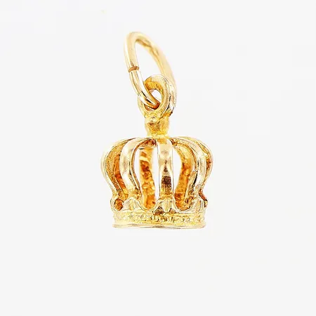 Hänge, kungakrona, 6,5x12mm, 18K Vikt: 0,5 g