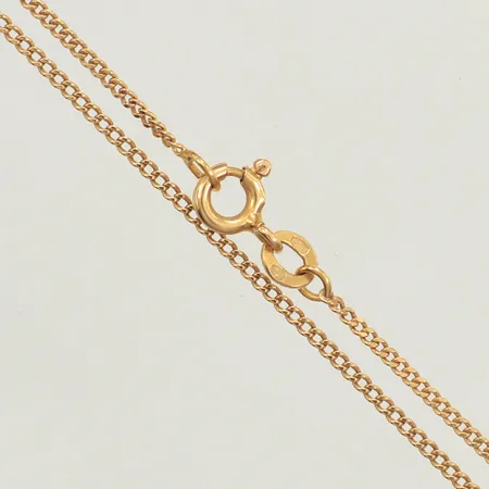 Kedja Pansar, längd 41,5cm, bredd 1,3mm, 18K  Vikt: 2,6 g