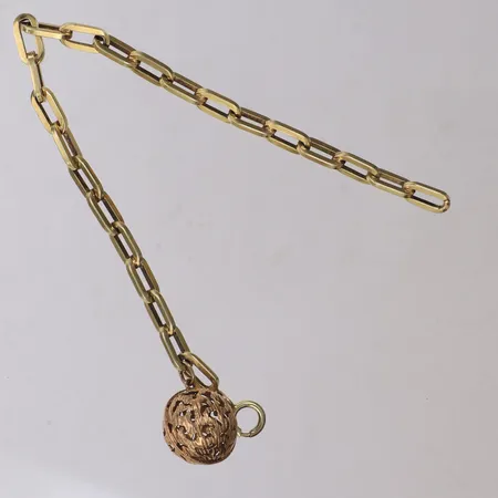 Armband Ankar med integrerat hänge, längd 19,5cm, bredd 5,4mm, hängets mått: längd 23,1mm, bredd 16,4mm, 14K hänge 8K Vikt: 17,3 g