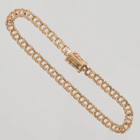Armband Bismarck, 19cm, bredd:5mm, 18K 8,2g.