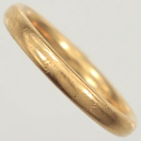 Ring slät, stl 19¾, bredd 3,3mm, Heribert Engelbert AB Stockholm 1993, 18K  Vikt: 5,7 g