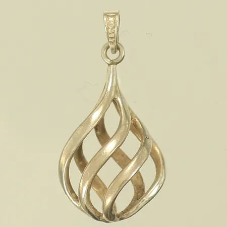 Hänge droppformad, 27x13mm inklusive hängöglan, ALTON, Silver 925/1000 Vikt: 1,7 g