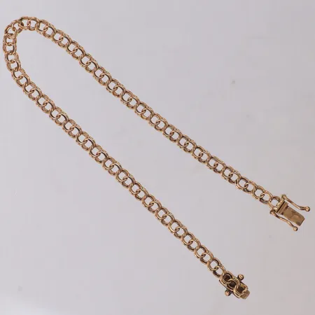 Armband, Bismarck, längd 19cm, bredd 4mm, 18K Vikt: 5,1 g