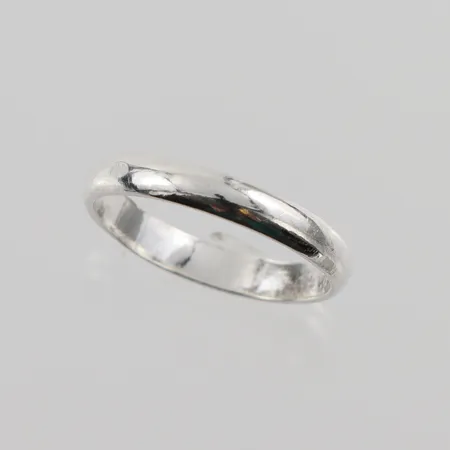 Ring slät, stl 17½mm, bredd 3,2mm, silver Vikt: 2 g