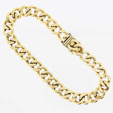 Armband Pansar, 21cm, bredd 8,5mm, 18K Vikt: 45,6 g
