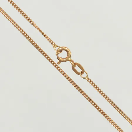 Kedja Pansar, längd 45cm, bredd 1,2mm, GHA, 18K  Vikt: 2,7 g