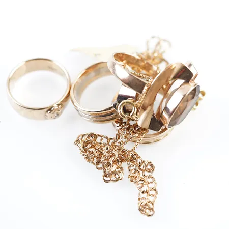 Diverse guld, 18k Vikt: 28,4 g