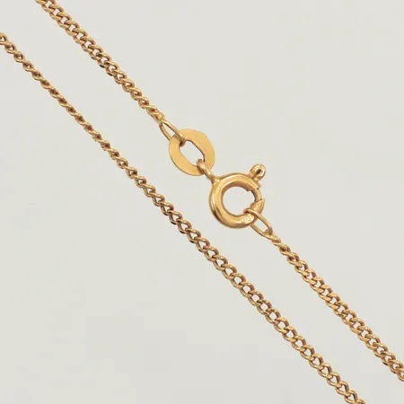 Kedja Pansar, längd 56cm, bredd 1,4mm,18K  Vikt: 4 g