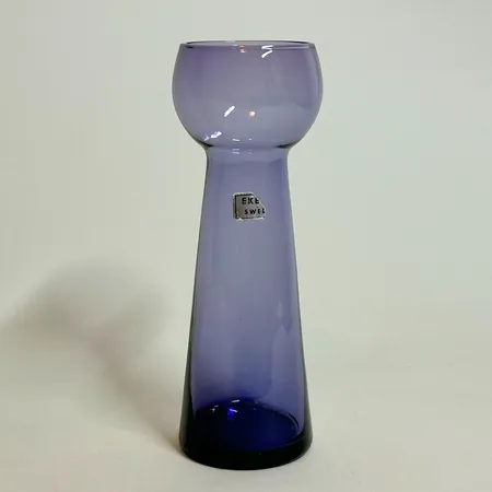 Vas Ekenäs glasbruk, lila, höjd 15cm