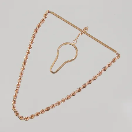 Slipssmycke, stav/cordell, längd ca 58mm, HE 18K Vikt: 4 g