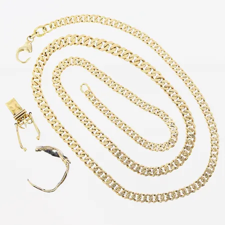 Diverse guld, defekter, 18K Vikt: 17,7 g