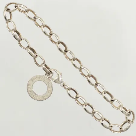 Armband Thomas Sabo, Charm Club, längd 18cm, bredd 5mm, 925/1000 silver  Vikt: 8,1 g