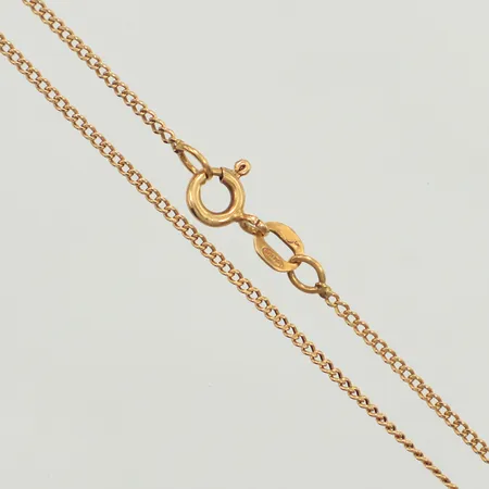 Kedja Pansar, längd 50cm, bredd 1,2mm, 18K  Vikt: 2,6 g