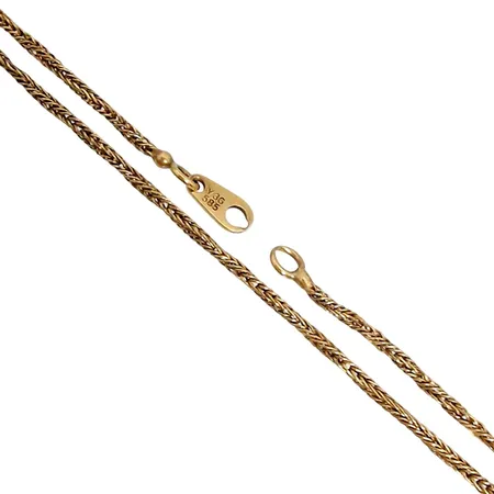 Halskedja, 14K guld, defekt Vikt: 2,5 g