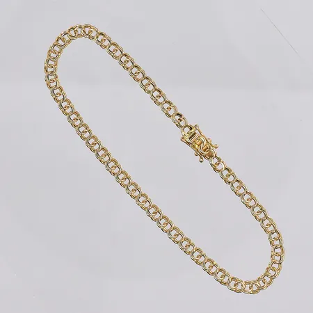Armband Bismarck, 20cm, bredd 3,7mm, 18K Vikt: 5,5 g