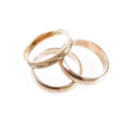 Diverse guld, 18k Vikt: 9,1 g