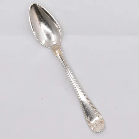 Tesked, modell Gammal Fransk, längd 14,5cm, 830/1000 silver Vikt: 27 g